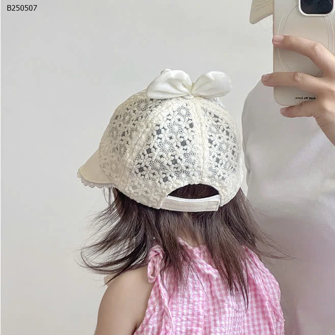 mũ đẹp, vừa ren lại có nơ bé gái -Sỉ 76k