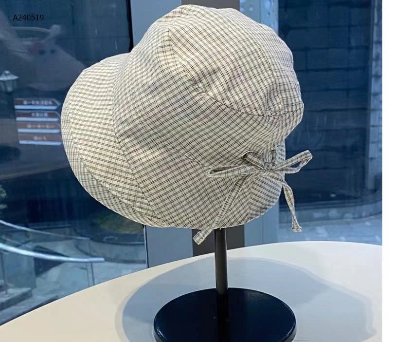 BUCKET HAT CARO – Mũ vải kẻ gập gọn - sỉ 70k