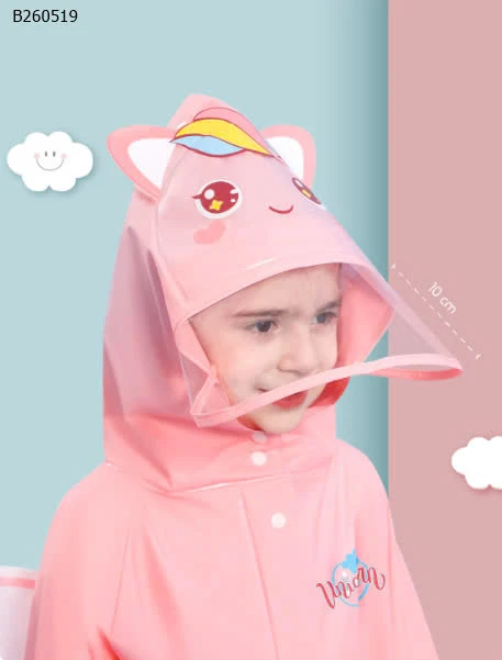  ÁO MƯA LIỀN MŨ  cho bé yêu-Sỉ 130k