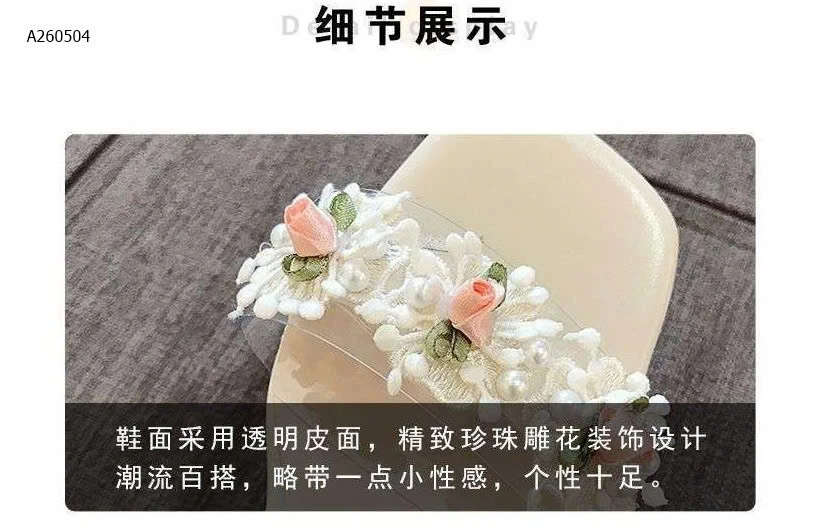 Đôi sandal hoa - sỉ 162k