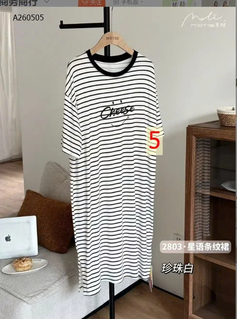 VÁY SUÔNG KẺ MOTIE- sỉ 149k