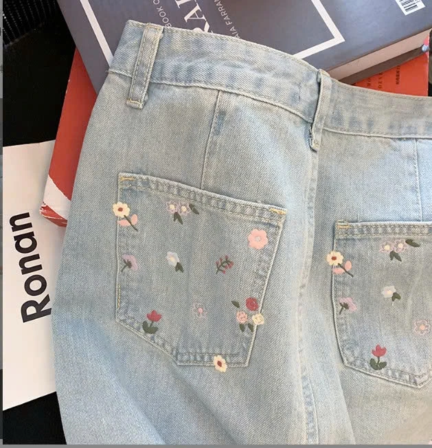 CHÂN VÁY JEAN CHỮ A - sỉ 146k