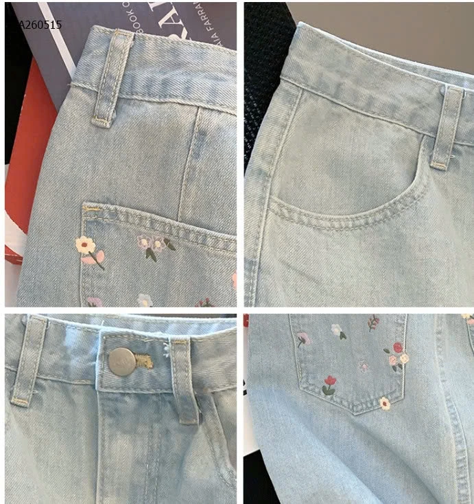 CHÂN VÁY JEAN CHỮ A - sỉ 146k