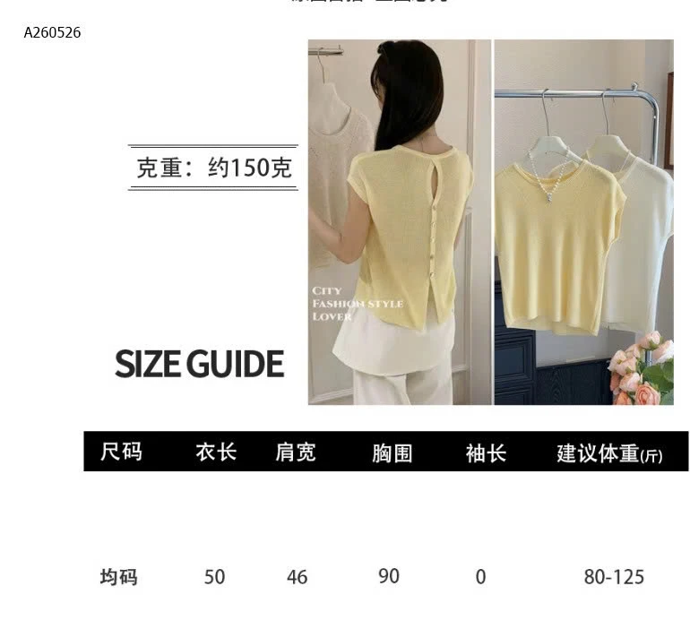 ÁO NỮ CỔ TRÒN - sỉ 153k