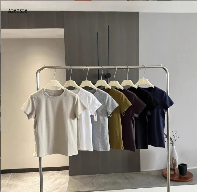 ÁO THUN CỔ TRÒN QC- sỉ 120k