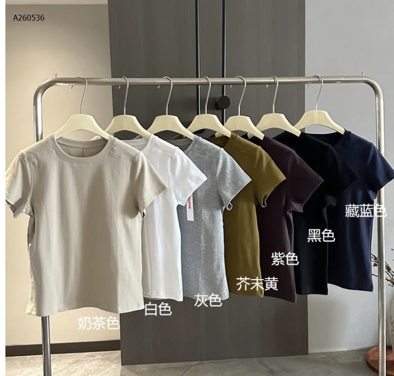 ÁO THUN CỔ TRÒN QC- sỉ 120k