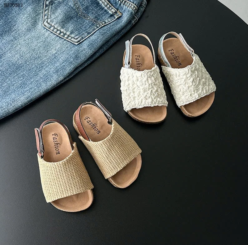 Sandal đế chấu quai dán  -Sỉ sz 21-25: 160k sz 26-30: 169k 