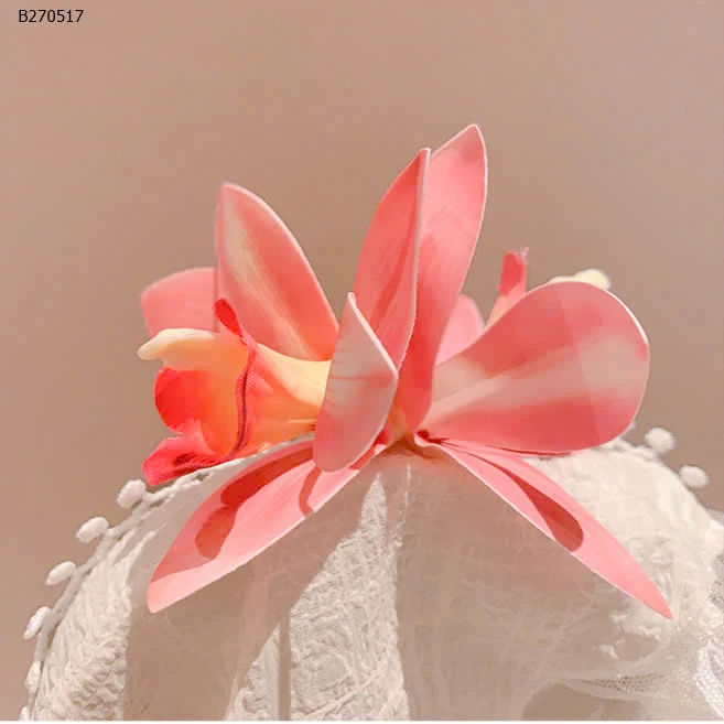 CÀI TÓC VOAN ĐÍNH HOA ĐIỆU ĐÀ CHO BÉ- sỉ 70k/set 2c chọn màu