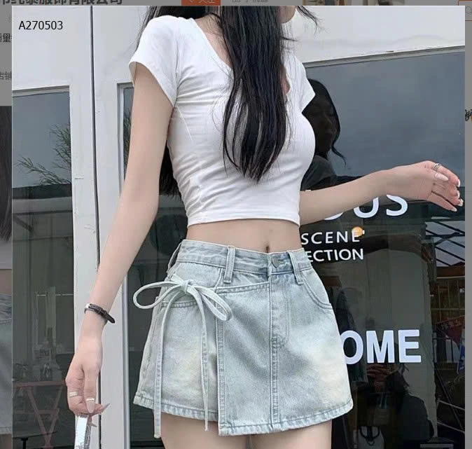 QUẦN SHORT GIẢ VÁY NỮ - sỉ 129k