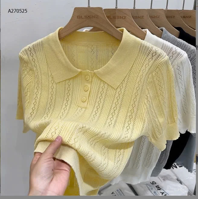 Áo polo dệt kim nữ  - sỉ 178k