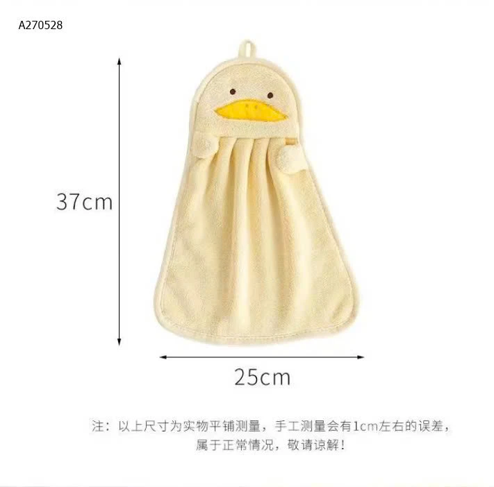 SET 3 KHĂN LAU TAY DỄ THƯƠNG-Sỉ 34K/1 set 3 chiec mix mau 