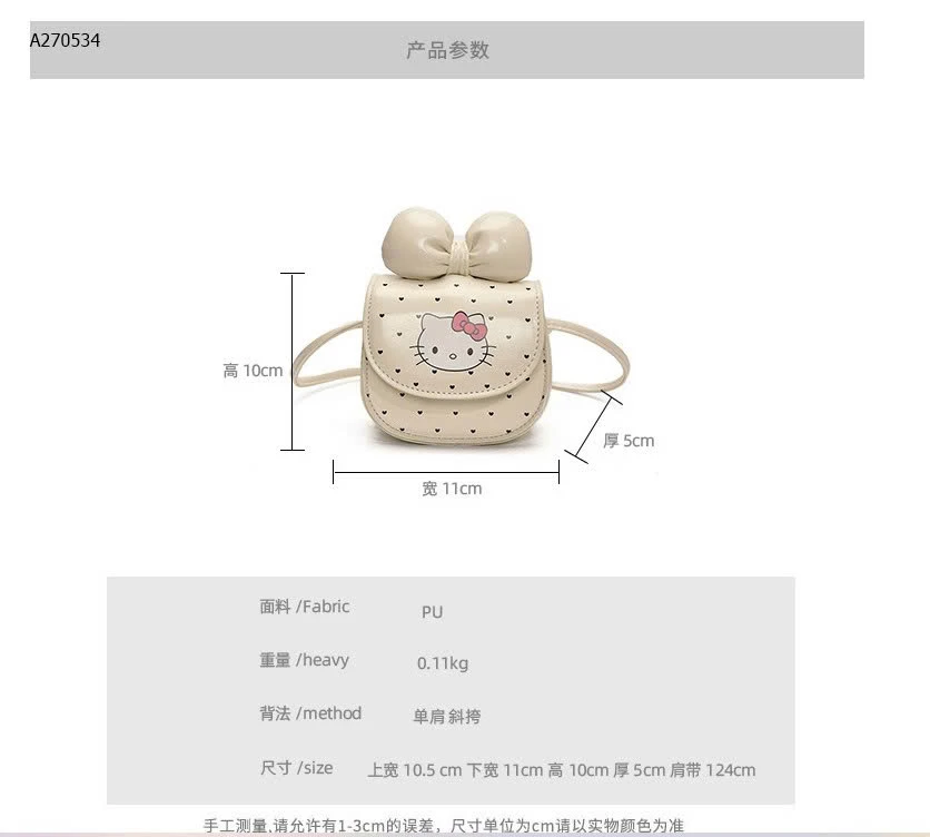 TÚI ĐEO CHÉO HELLO KITTY-Sỉ 89k