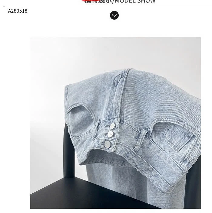 QUẦN JEANS NỮ DÁNG SUÔNG  - sỉ 130k