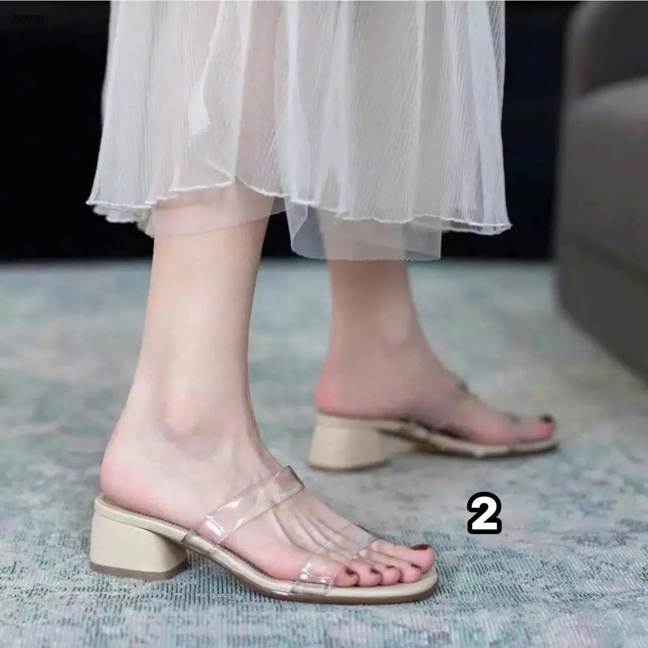 DÉP  CAO GÓT QUAI TRONG CHO NỮ - sỉ 117k 