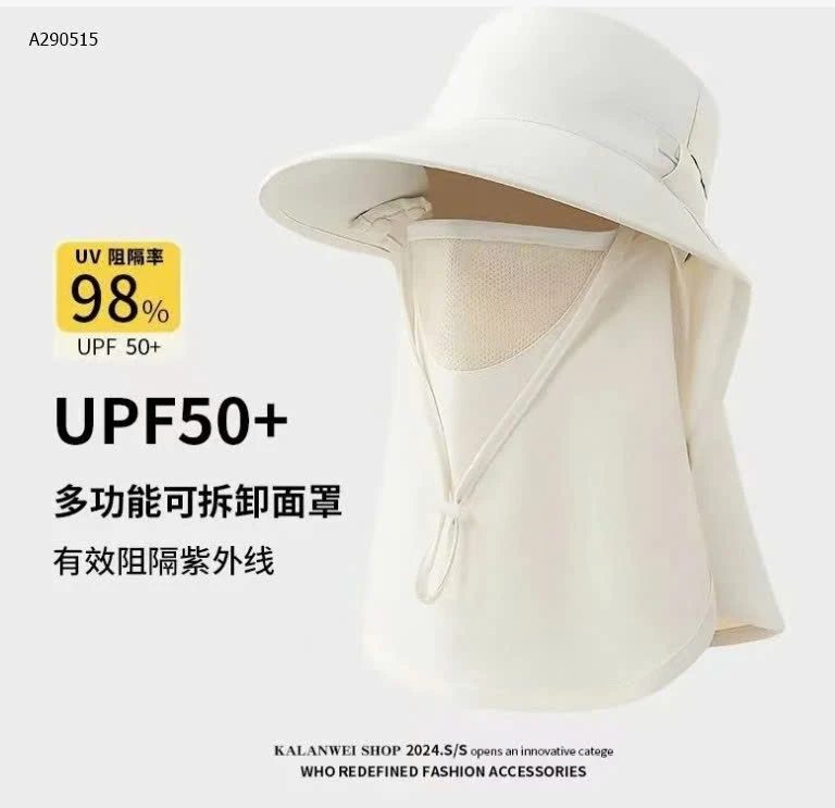 MŨ KHẨU TRANG CHỐNG NẮNG CHO NAM NỮ  - sỉ 66k