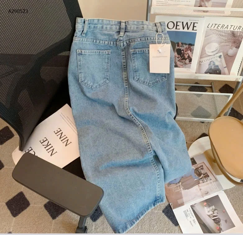 CHÂN VÁY JEANS DÁNG DÀI NỮ - sỉ 140k