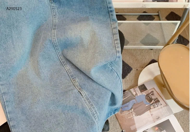 CHÂN VÁY JEANS DÁNG DÀI NỮ - sỉ 140k