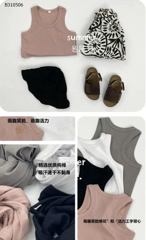 ÁO BA LỖ CHO BÉ TRAI-Sỉ 95k