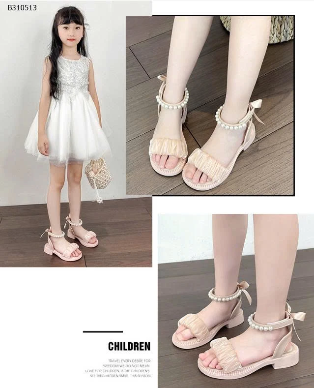 SANDAL QUAI NHÚN NƠ SAU-Sỉ giá 123k