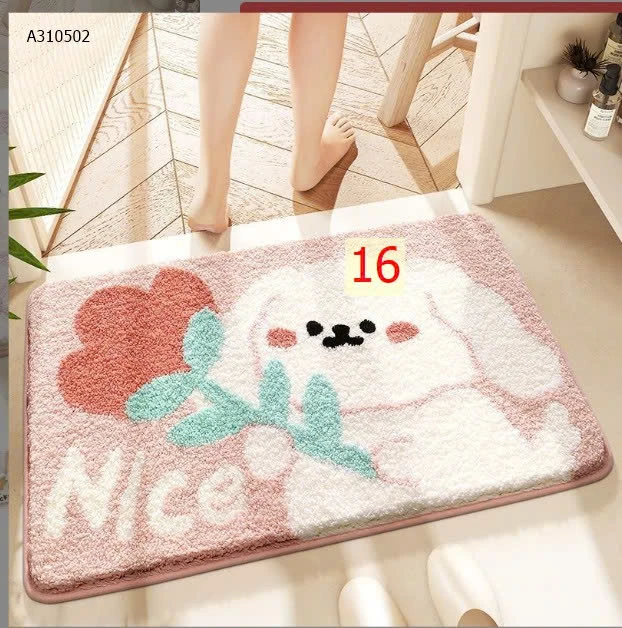 THẢM LÔNG LAU CHÂN-Sỉ 35k/1 tấm bán từ 2 tấm