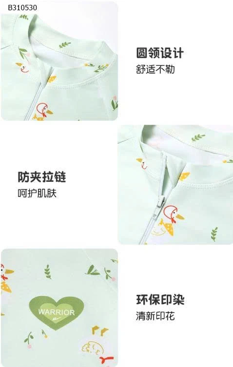 ĐỒ BƠI DÀI TAY CHO BÉ GÁI WARRIOR-Sỉ  148k