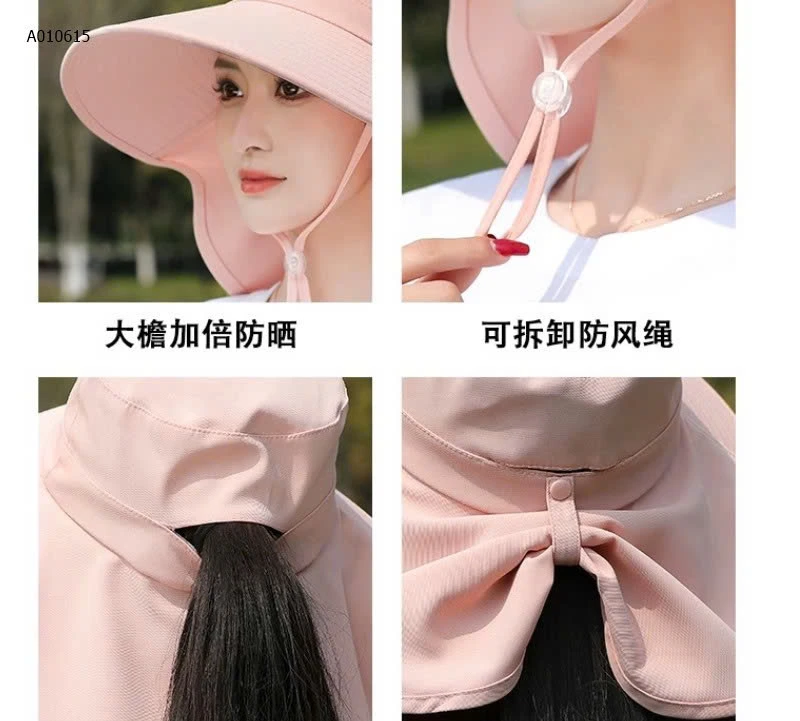 MŨ CHỐNG NẮNG NỮ VÀNH RỘNG -Sỉ 34k