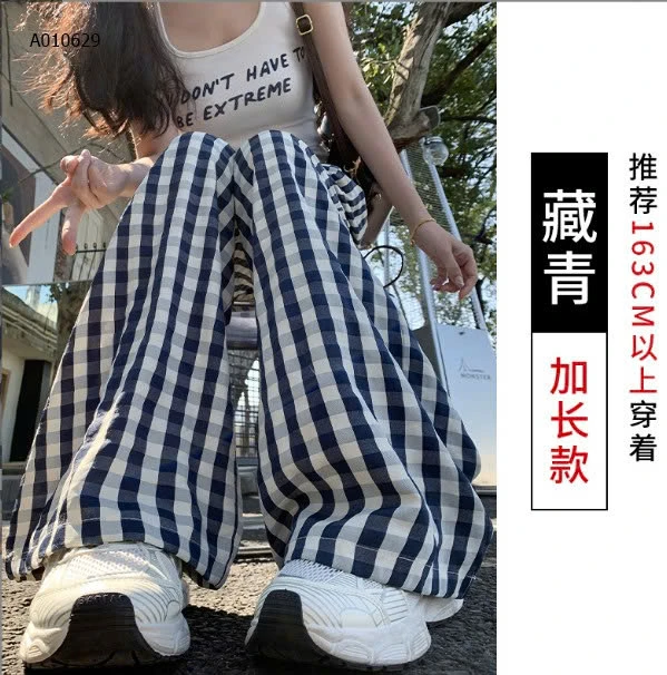 QUẦN CARO DÁNG SUÔNG-Sỉ 115k