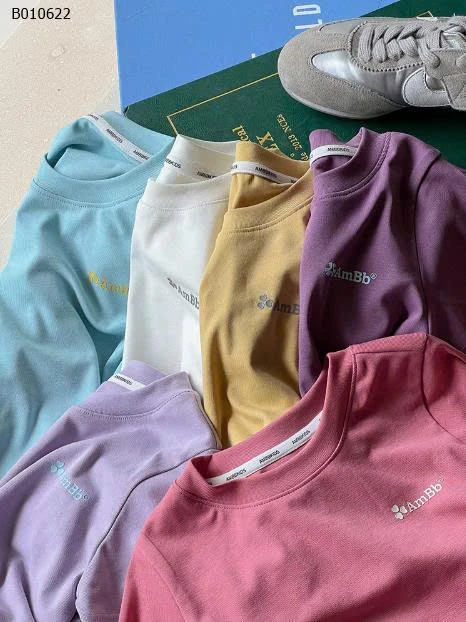 ÁO PHÔNG TRƠN DÁNG NGẮN AMBB   - sỉ sz 90-150: 102k sz 160: 112k sz 170: 121k