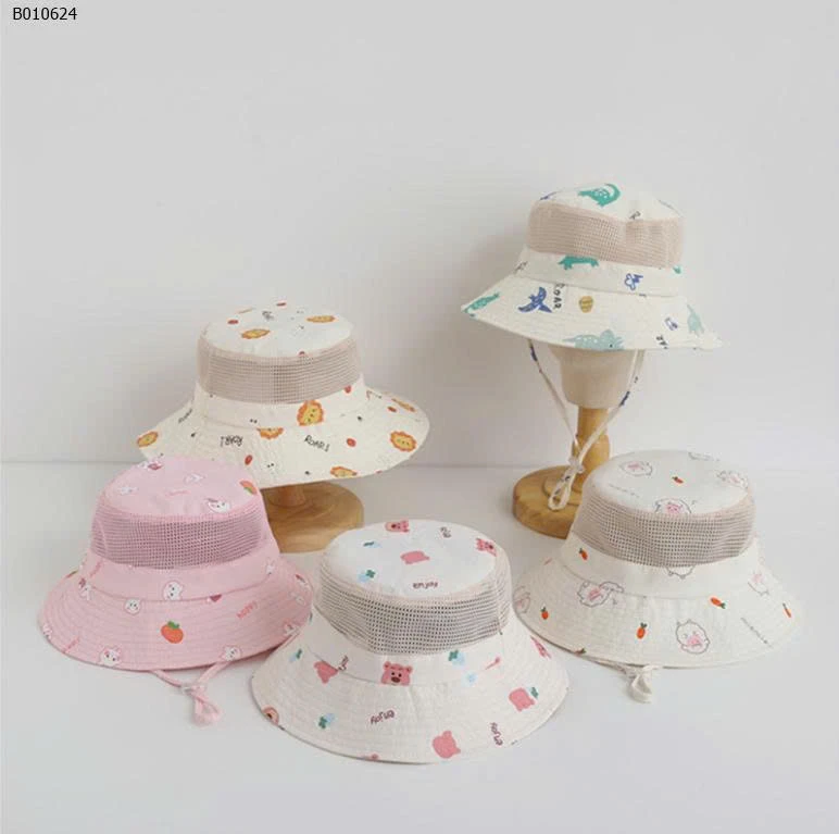 MŨ CHỐNG NẮNG CHO BÉ VÀNH RỘNG- sỉ 75k