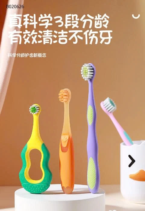 SET 2 BÀN CHẢI ĐÁNH RĂNG CHO BÉ YÊU  -sỉ 34k/set 2c