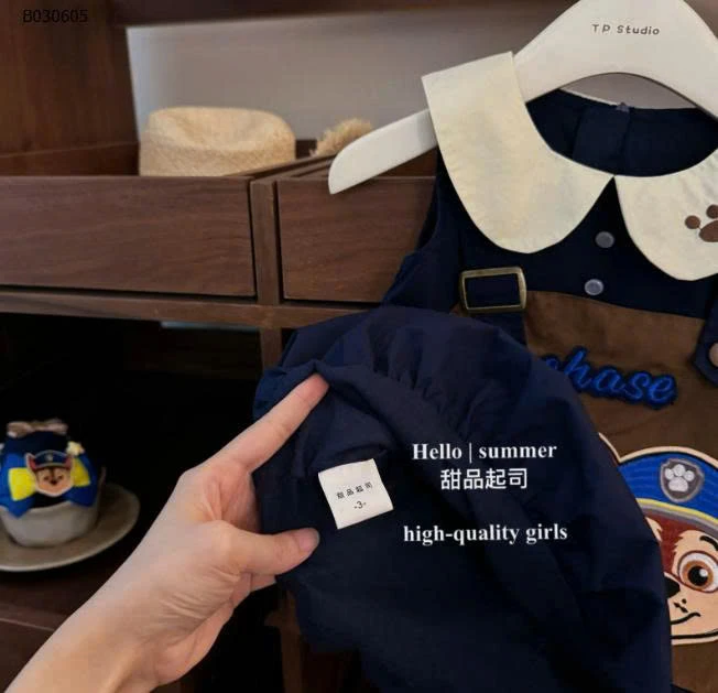 VÁY COSPLAY THÀNH PAW PATROL RYDER BUD BG  - sỉ 195k