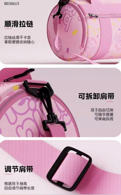 TÚI TRỐNG THỂ THAO CHO BÉ GÁI  - sỉ 168k