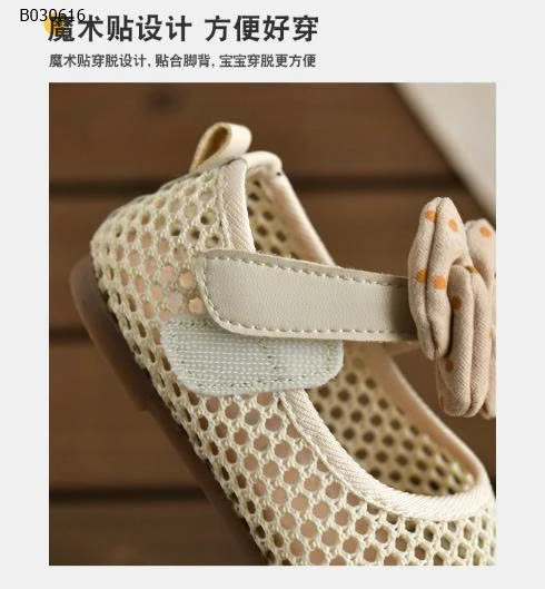 GIÀY LƯỚI THOÁNG KHÍ NƠ XINH BÉ GÁI  - sỉ 138k