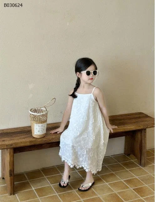 VÁY 2 DÂY REN HOA BG - sỉ 243k