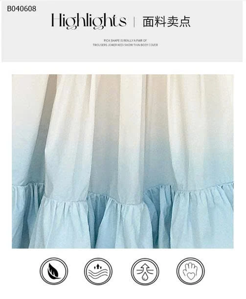 VÁY PHA MÀU BÉ GÁI SZ LỚN- sỉ 215k