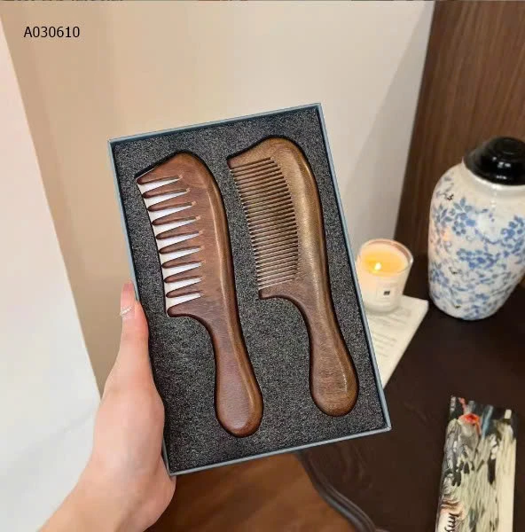 SET 2 LƯỢC GỖ ĐÀN HƯƠNG -Sỉ 89k/set 2c