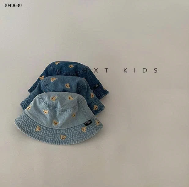 BUCKET DENIM THÊU- sỉ 104k