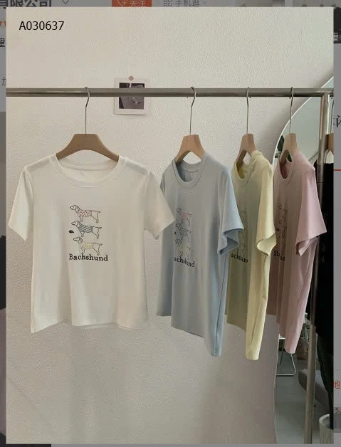 ÁO PHÔNG HOẠ TIẾT TRƯỚC NGỰC CHO NỮ -Sỉ 126k