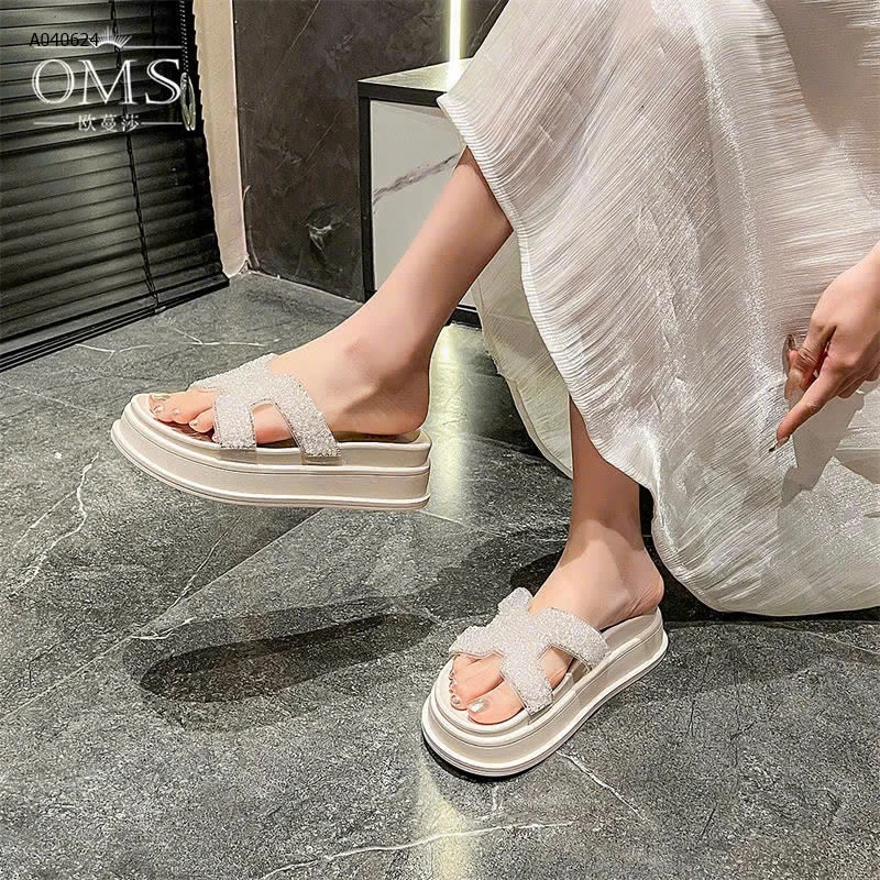 DÉP HÈ SIÊU XINH HÃNG OMS CAO 5,5CM - Sỉ 200k