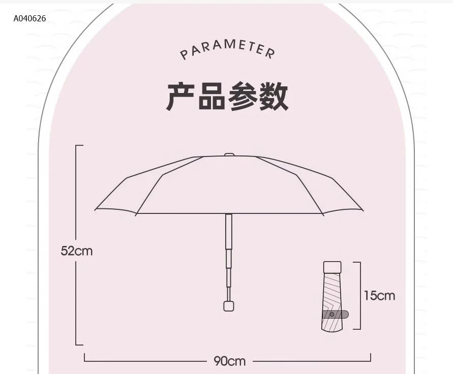 Ô MINI SIÊU NHỎ CHỐNG NẮNG LOANG MÀU  - sỉ 96k