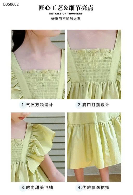 VÁY BABYDOLL CÁNH TIÊN BÉ GÁI- sỉ 215k