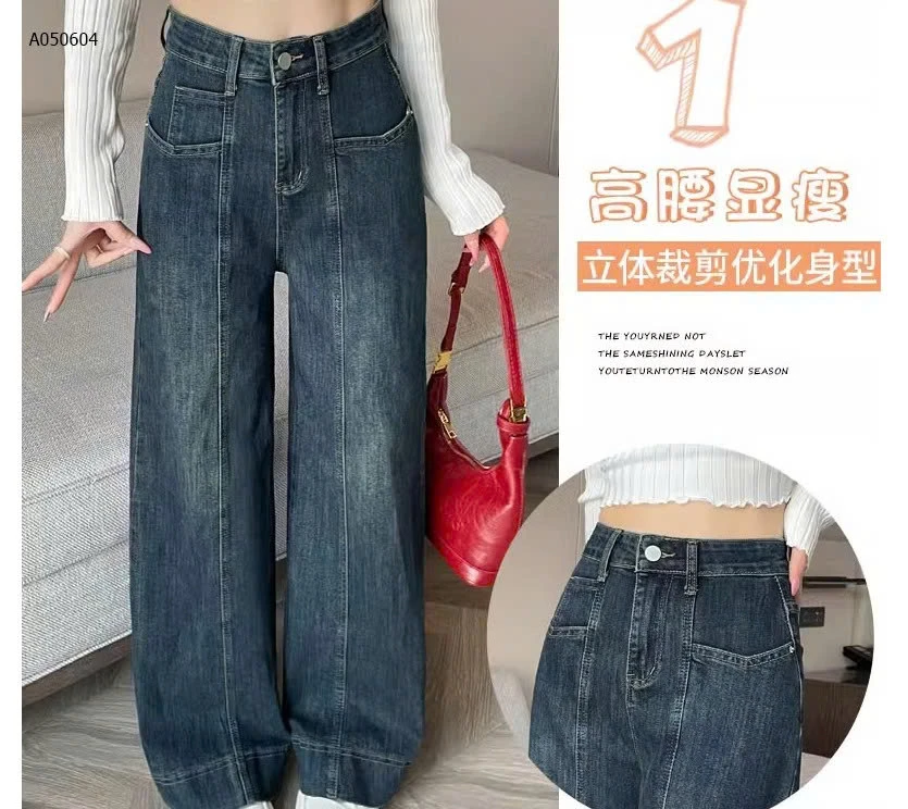 QUẦN JEAN XUÔNG VIỀN GÂN  - sỉ 179k