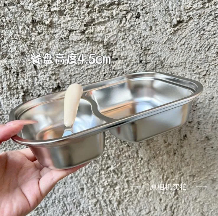 KHAY INOX KÈM THÌA SIÊU XINH- sỉ 69k/set