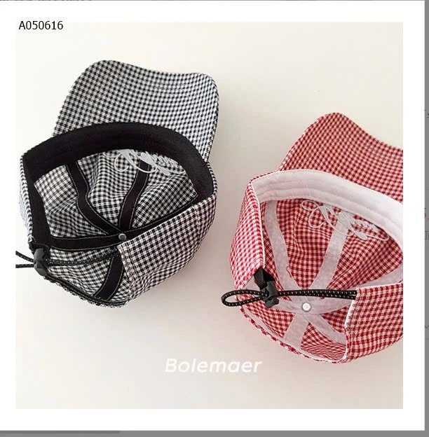 MŨ LƯỠI TRAI KẺ CARO - sỉ 94k