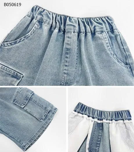 QUẦN SOOC JEAN TÚI HỘP BÉ TRAI  - sỉ 106k