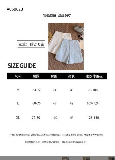 QUẦN SHORT THÔ NỮ HÃNG ANNA-Sỉ  169k 