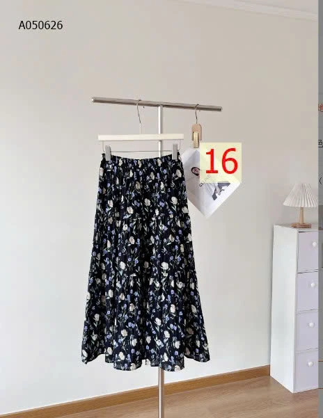 CHÂN VÁY HOA NHÍ DÁNG DÀI NỮ  - sỉ 143k