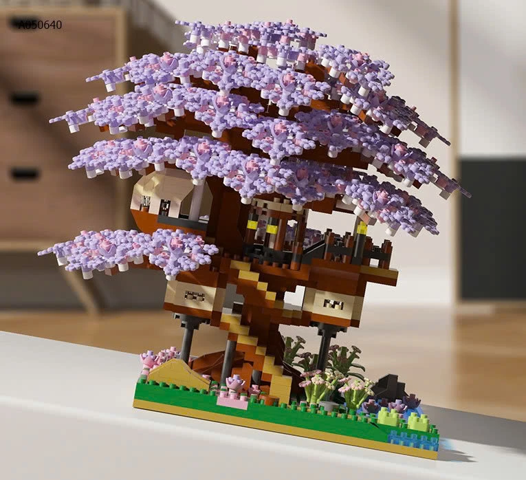 MÔ HÌNH LEGO CÂY HOA ANH ĐÀO VỚI #HƠN 2000 chi tiết - sỉ 104k