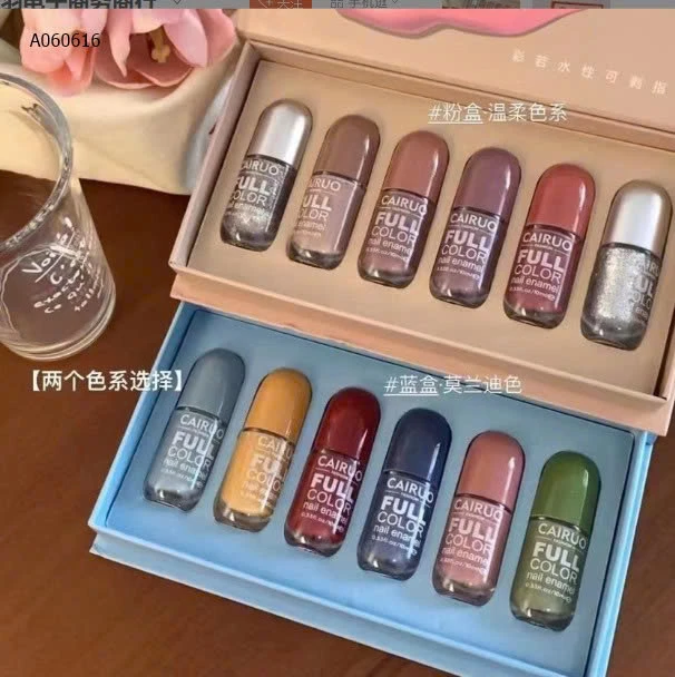 SET 6 LỌ SƠN MÓNG TAY CAIRUO6 - sỉ 99k