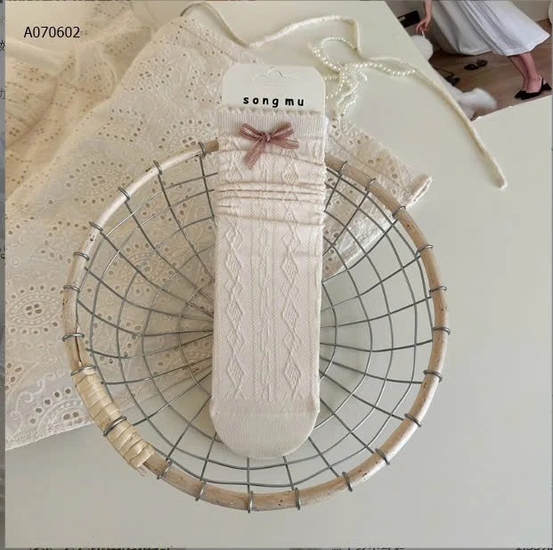 SET 5 ĐÔI TẤT CAO CỔ CHO NỮ  - sỉ 51k/set 5 đôi mix màu